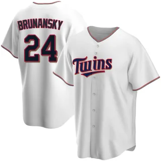 Minnesota Twins Tom Brunansky #24 Vintage Rawlings MLB Baseball Jersey 42  Medium